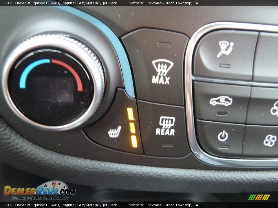 2018 Chevrolet Equinox LT AWD Nightfall Gray Metallic / Jet Black Photo #20