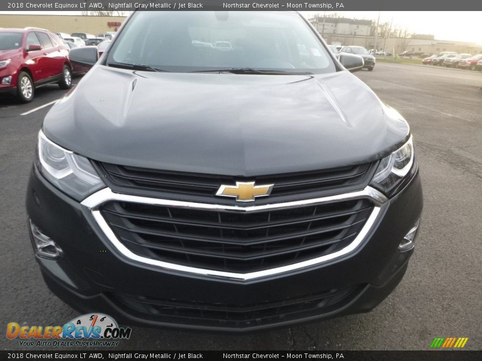 2018 Chevrolet Equinox LT AWD Nightfall Gray Metallic / Jet Black Photo #8