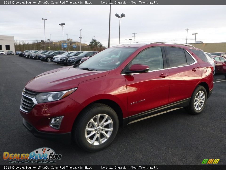 2018 Chevrolet Equinox LT AWD Cajun Red Tintcoat / Jet Black Photo #1