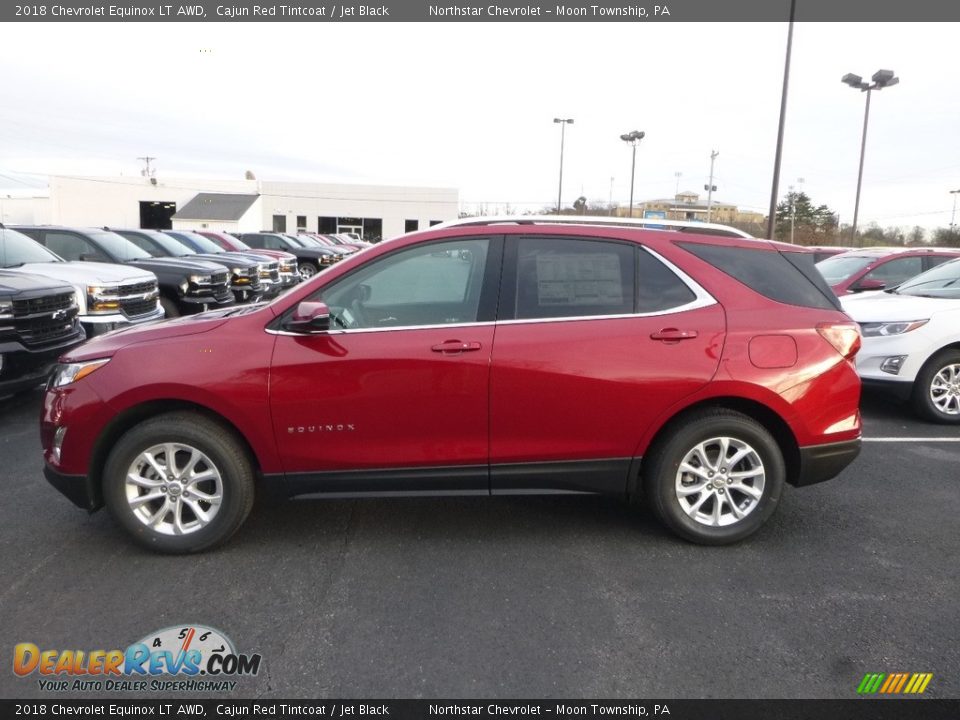 2018 Chevrolet Equinox LT AWD Cajun Red Tintcoat / Jet Black Photo #2