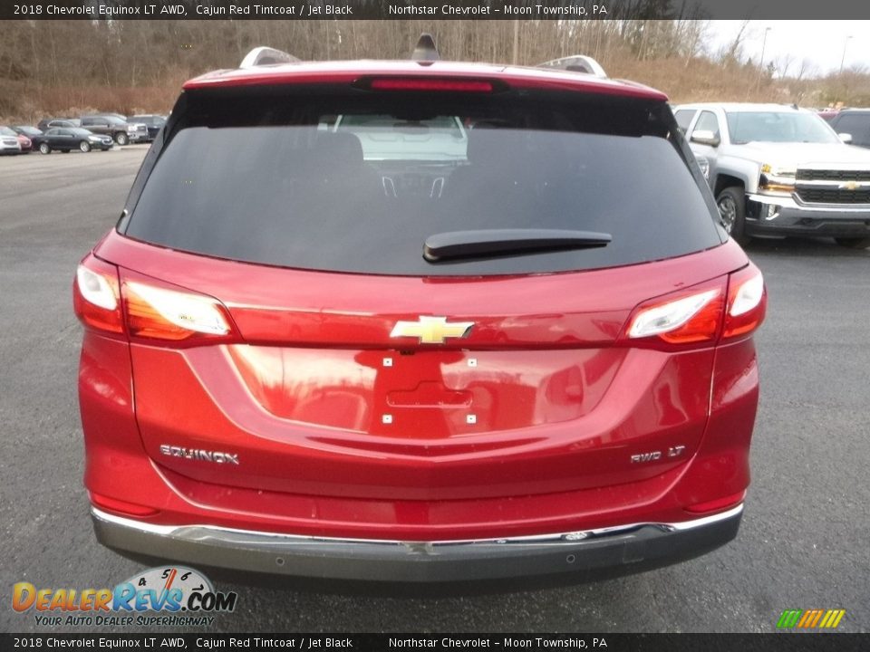 2018 Chevrolet Equinox LT AWD Cajun Red Tintcoat / Jet Black Photo #4