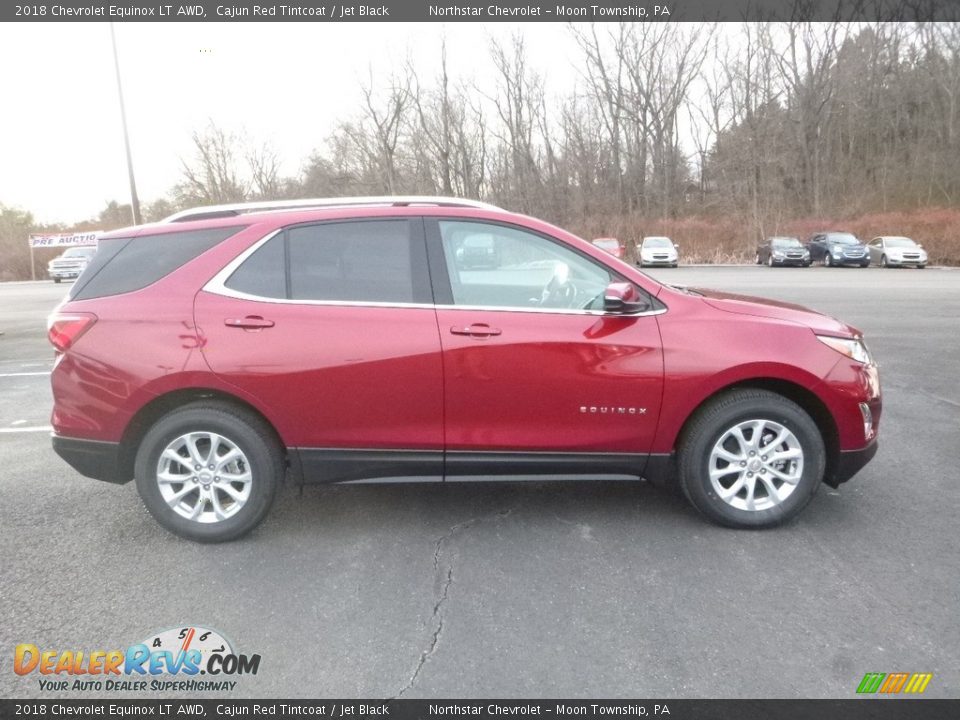 2018 Chevrolet Equinox LT AWD Cajun Red Tintcoat / Jet Black Photo #6