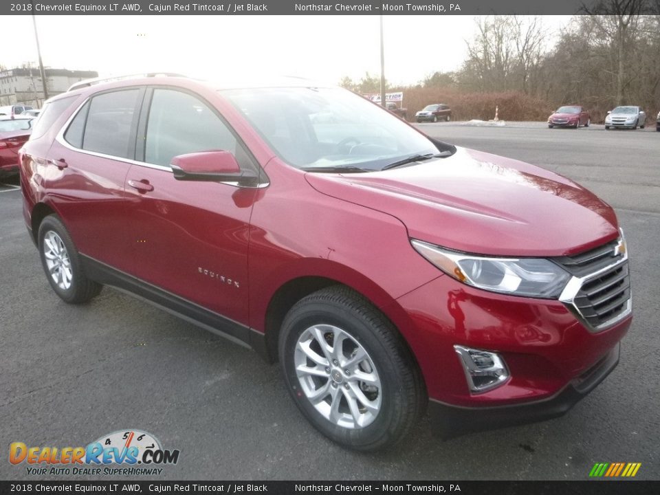 2018 Chevrolet Equinox LT AWD Cajun Red Tintcoat / Jet Black Photo #7