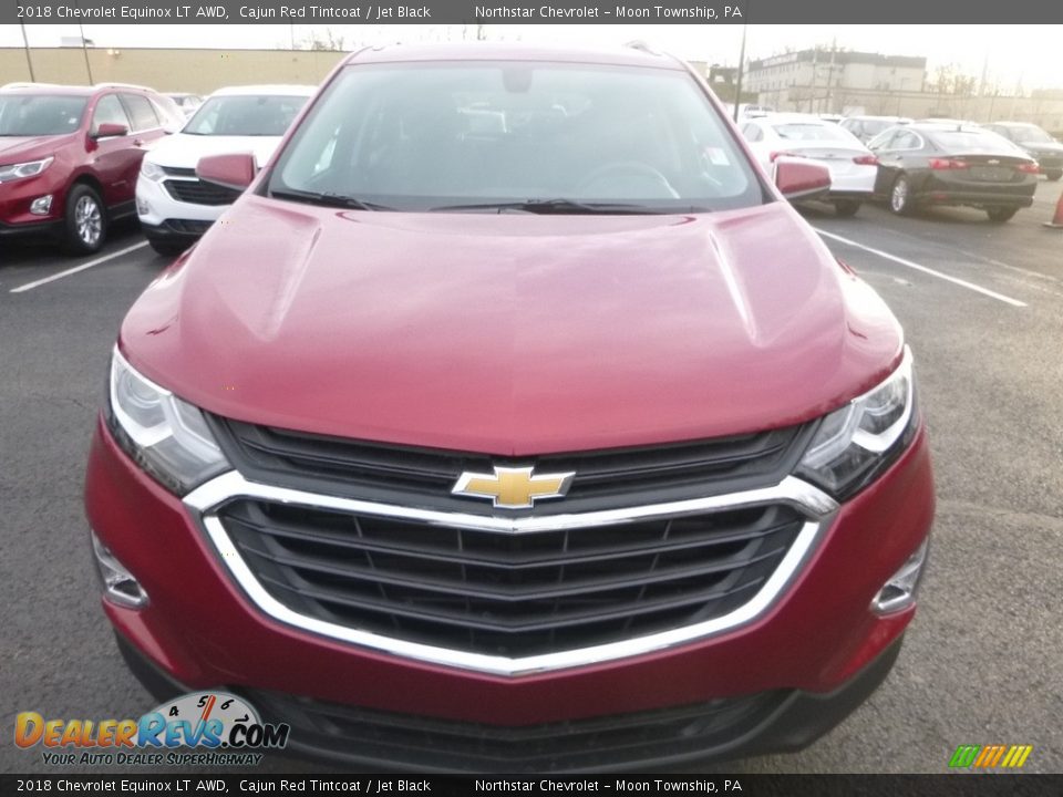2018 Chevrolet Equinox LT AWD Cajun Red Tintcoat / Jet Black Photo #8