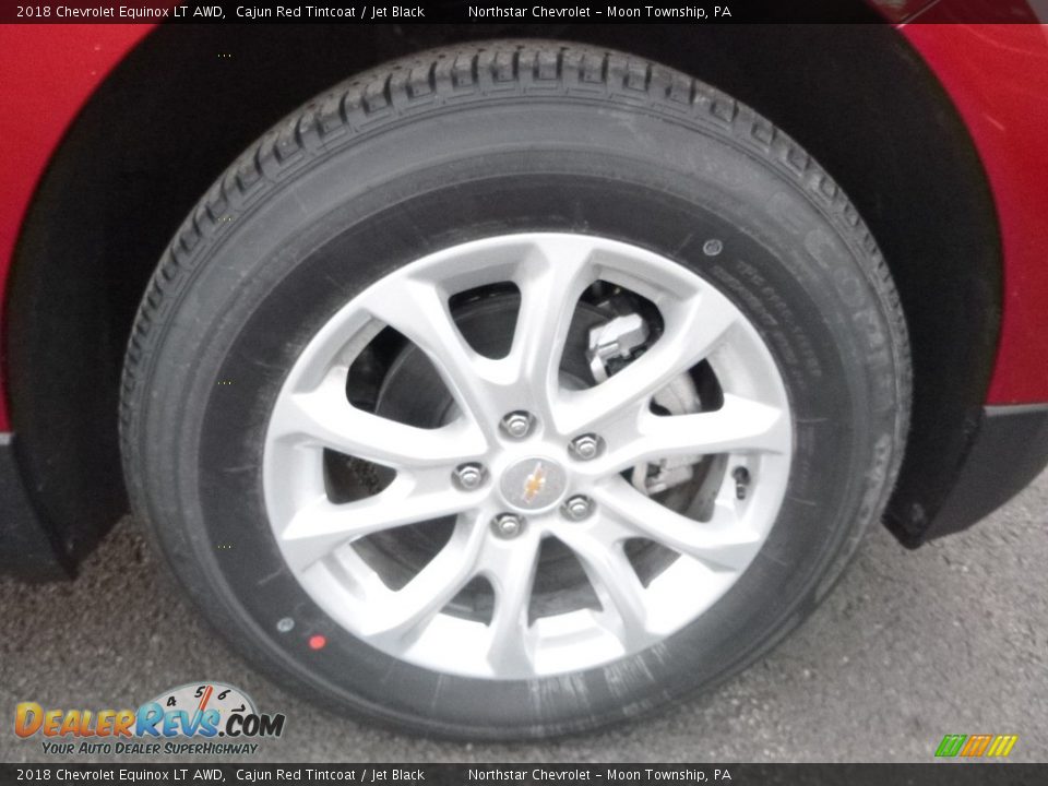 2018 Chevrolet Equinox LT AWD Cajun Red Tintcoat / Jet Black Photo #9