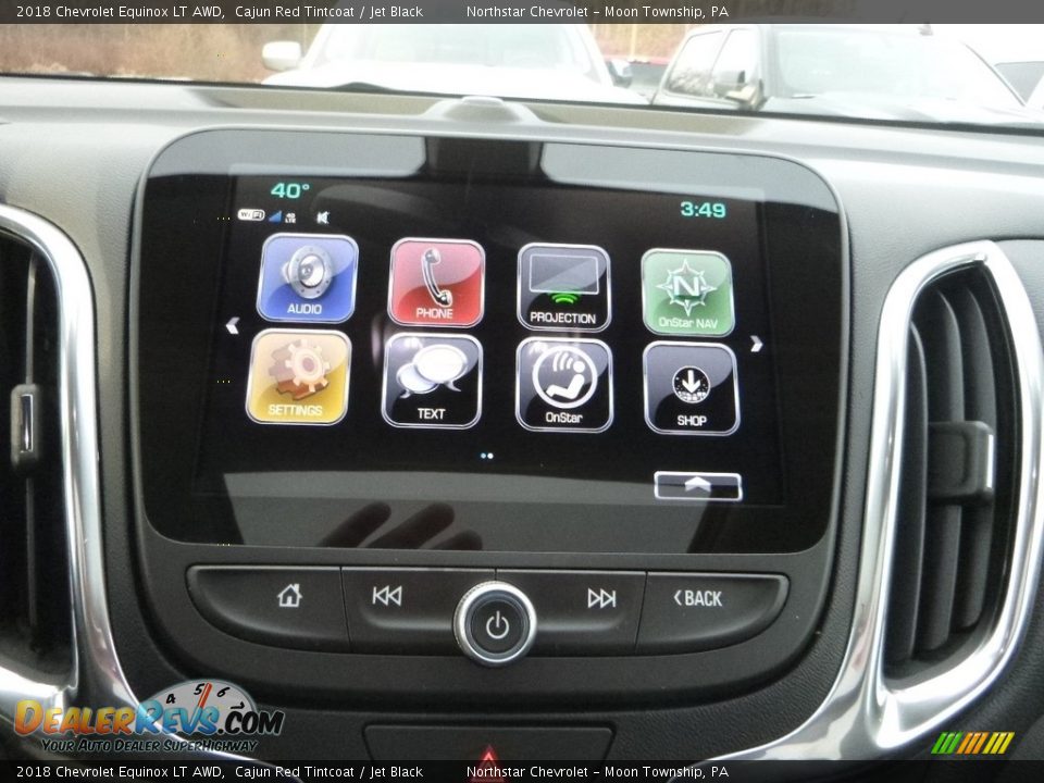 2018 Chevrolet Equinox LT AWD Cajun Red Tintcoat / Jet Black Photo #19