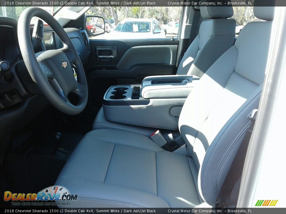 2018 Chevrolet Silverado 1500 LS Double Cab 4x4 Summit White / Dark Ash/Jet Black Photo #9