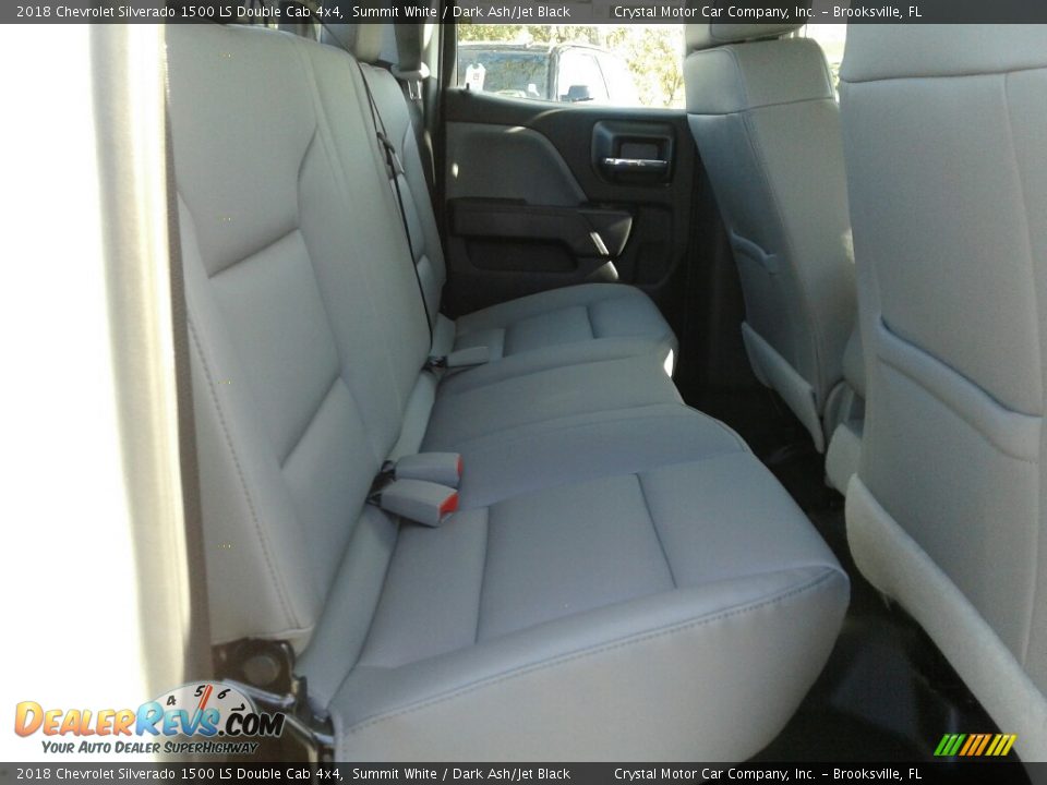 2018 Chevrolet Silverado 1500 LS Double Cab 4x4 Summit White / Dark Ash/Jet Black Photo #11