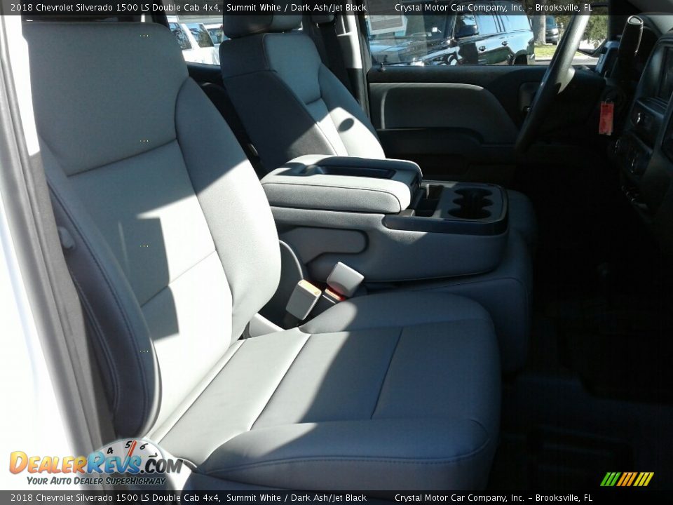 2018 Chevrolet Silverado 1500 LS Double Cab 4x4 Summit White / Dark Ash/Jet Black Photo #12