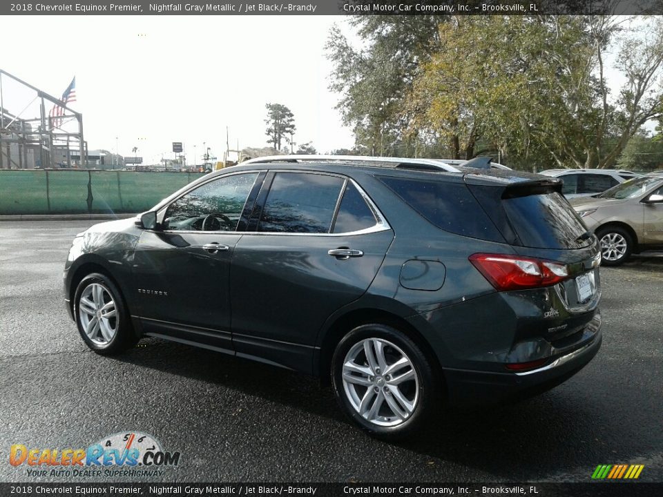 2018 Chevrolet Equinox Premier Nightfall Gray Metallic / Jet Black/­Brandy Photo #3