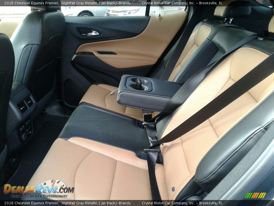2018 Chevrolet Equinox Premier Nightfall Gray Metallic / Jet Black/­Brandy Photo #10