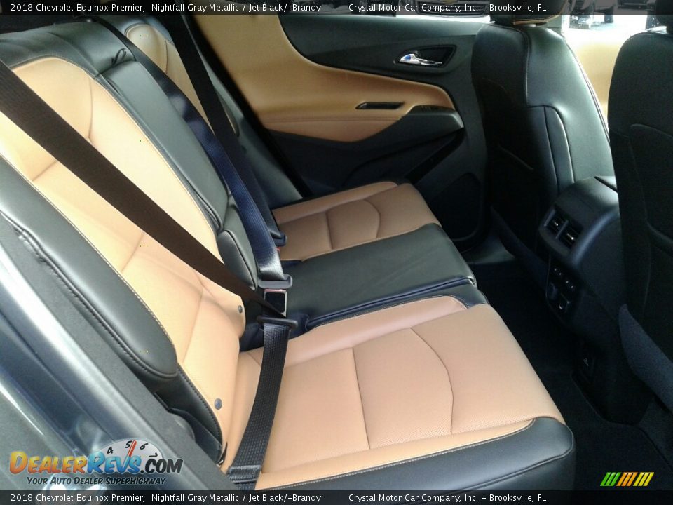2018 Chevrolet Equinox Premier Nightfall Gray Metallic / Jet Black/­Brandy Photo #11