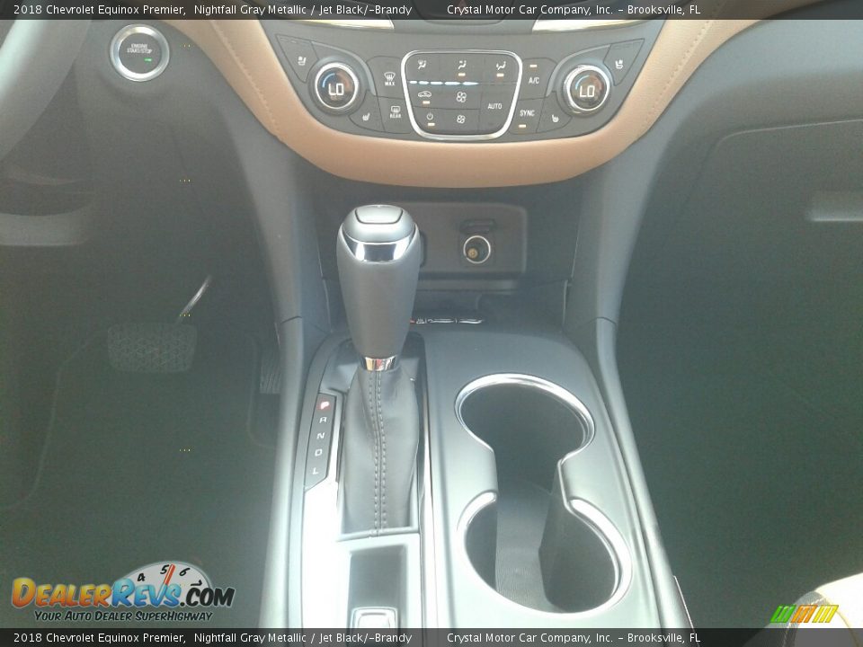 2018 Chevrolet Equinox Premier Nightfall Gray Metallic / Jet Black/­Brandy Photo #16