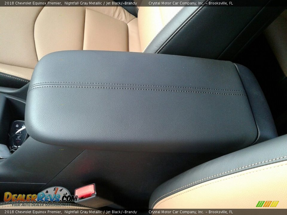 2018 Chevrolet Equinox Premier Nightfall Gray Metallic / Jet Black/­Brandy Photo #18