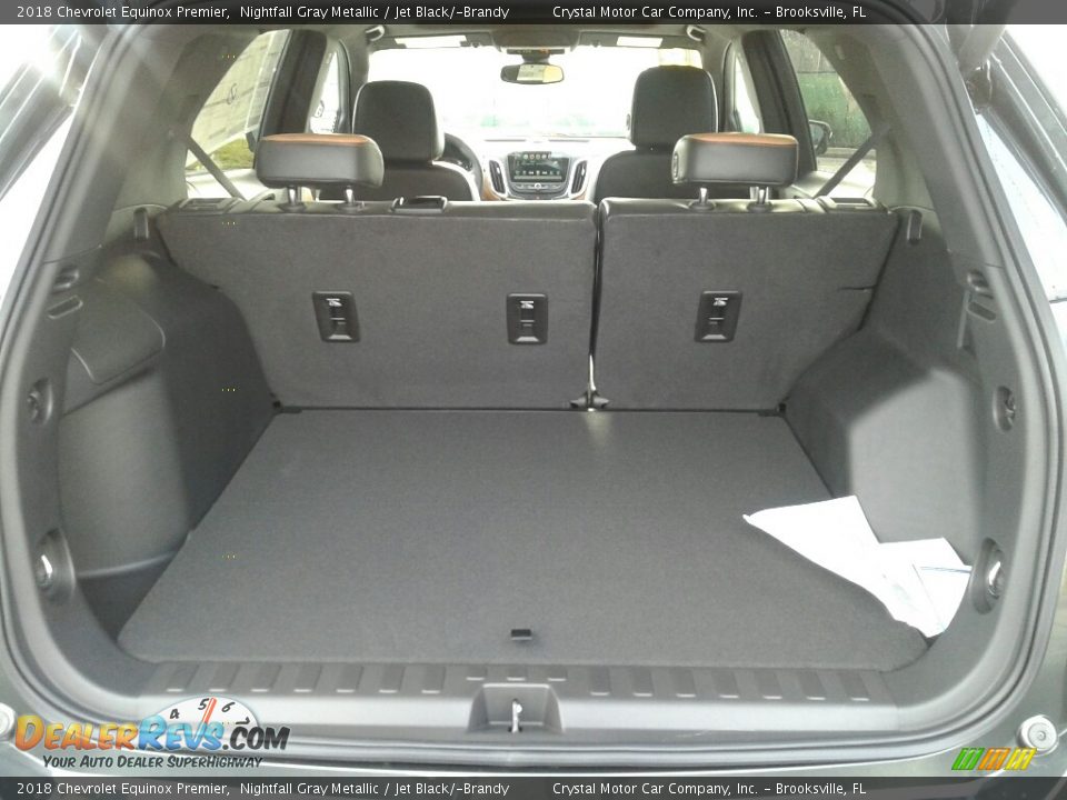 2018 Chevrolet Equinox Premier Nightfall Gray Metallic / Jet Black/­Brandy Photo #19