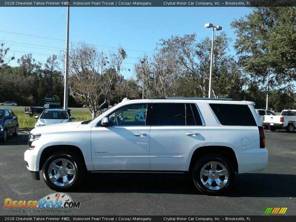 2018 Chevrolet Tahoe Premier 4WD Iridescent Pearl Tricoat / Cocoa/­Mahogany Photo #2