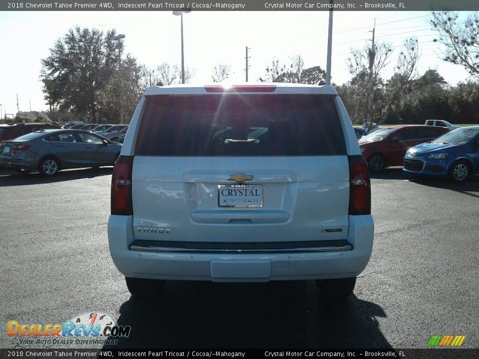 2018 Chevrolet Tahoe Premier 4WD Iridescent Pearl Tricoat / Cocoa/­Mahogany Photo #4
