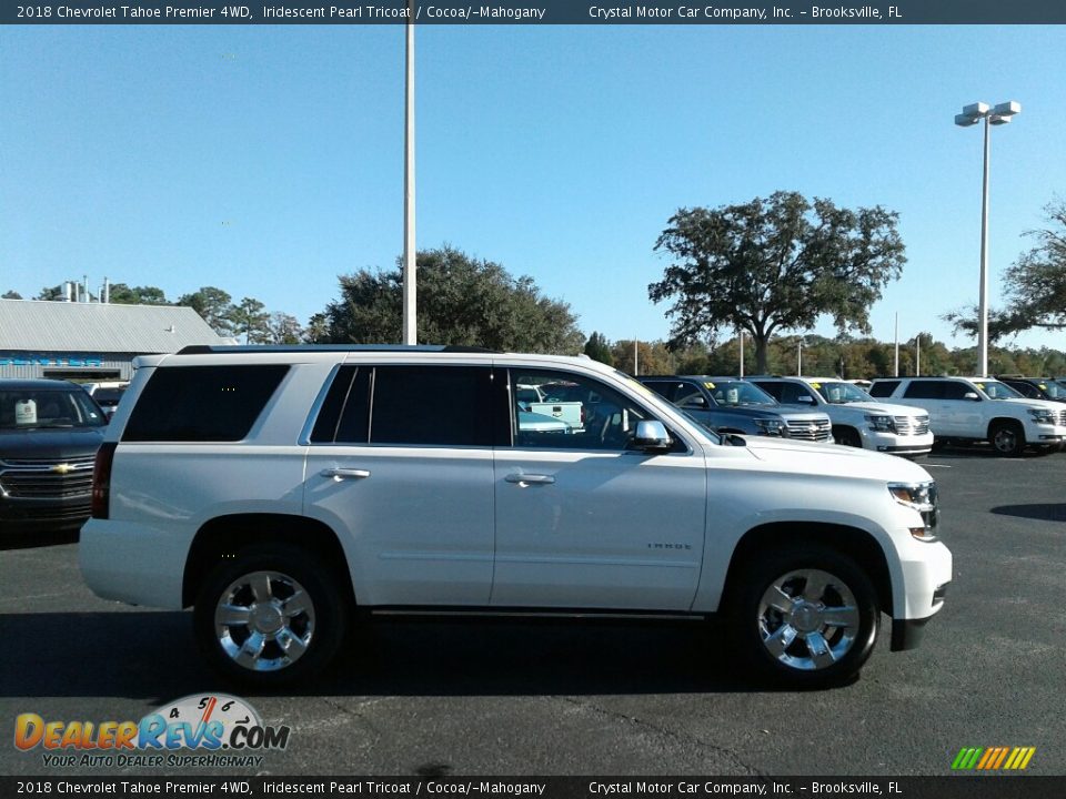 2018 Chevrolet Tahoe Premier 4WD Iridescent Pearl Tricoat / Cocoa/­Mahogany Photo #6
