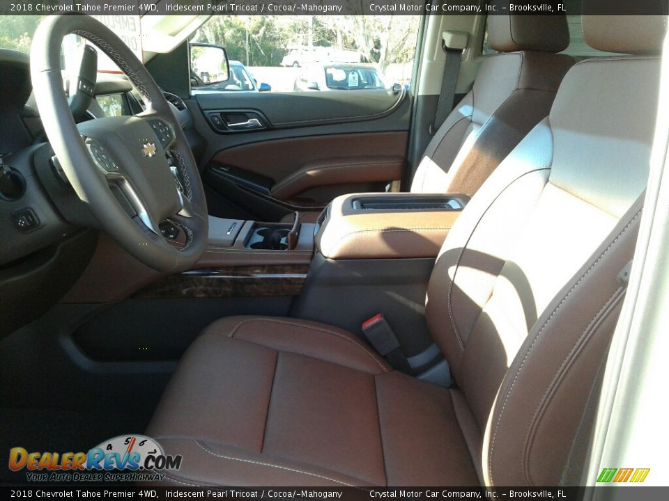 2018 Chevrolet Tahoe Premier 4WD Iridescent Pearl Tricoat / Cocoa/­Mahogany Photo #9