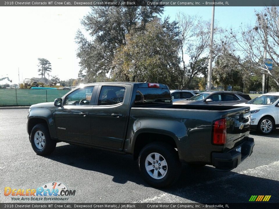 2018 Chevrolet Colorado WT Crew Cab Deepwood Green Metallic / Jet Black Photo #3