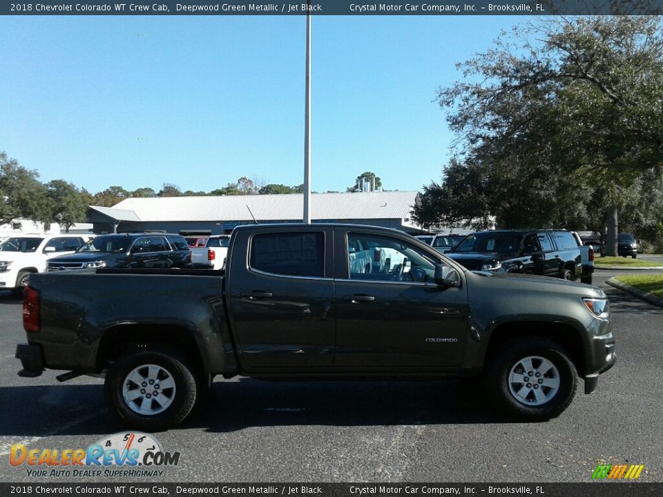 2018 Chevrolet Colorado WT Crew Cab Deepwood Green Metallic / Jet Black Photo #6