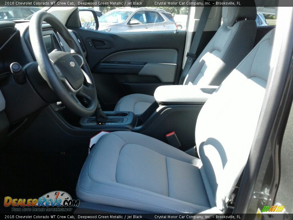 2018 Chevrolet Colorado WT Crew Cab Deepwood Green Metallic / Jet Black Photo #9