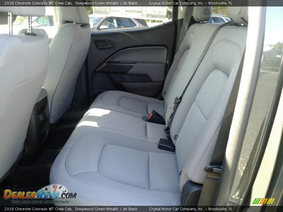 2018 Chevrolet Colorado WT Crew Cab Deepwood Green Metallic / Jet Black Photo #10