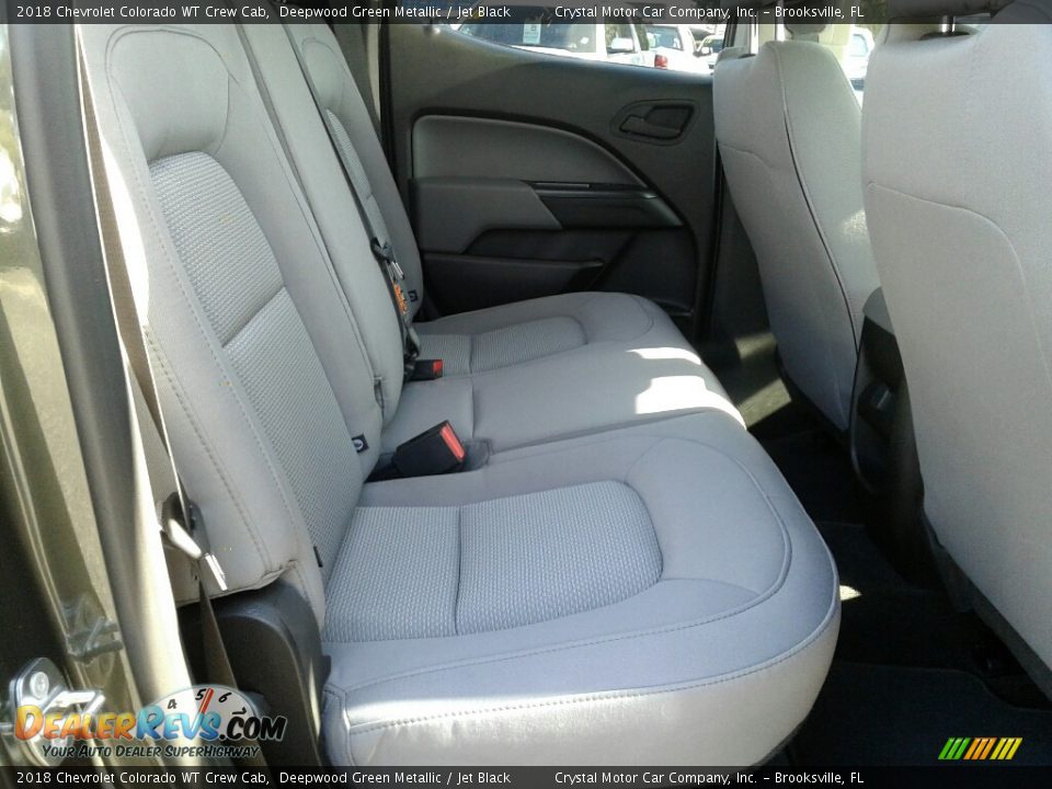 2018 Chevrolet Colorado WT Crew Cab Deepwood Green Metallic / Jet Black Photo #11