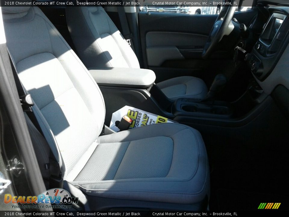 2018 Chevrolet Colorado WT Crew Cab Deepwood Green Metallic / Jet Black Photo #12