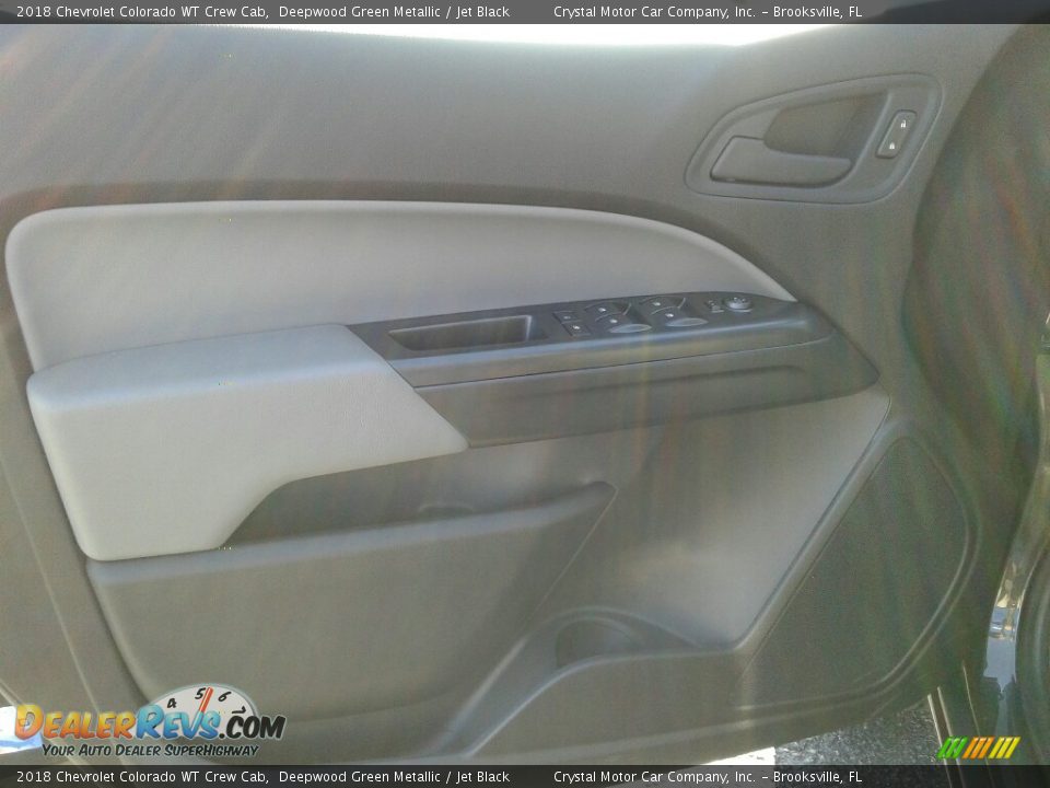2018 Chevrolet Colorado WT Crew Cab Deepwood Green Metallic / Jet Black Photo #17