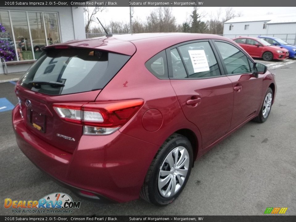 2018 Subaru Impreza 2.0i 5-Door Crimson Red Pearl / Black Photo #4