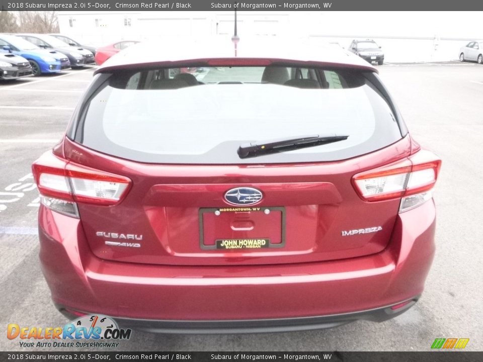 2018 Subaru Impreza 2.0i 5-Door Crimson Red Pearl / Black Photo #5