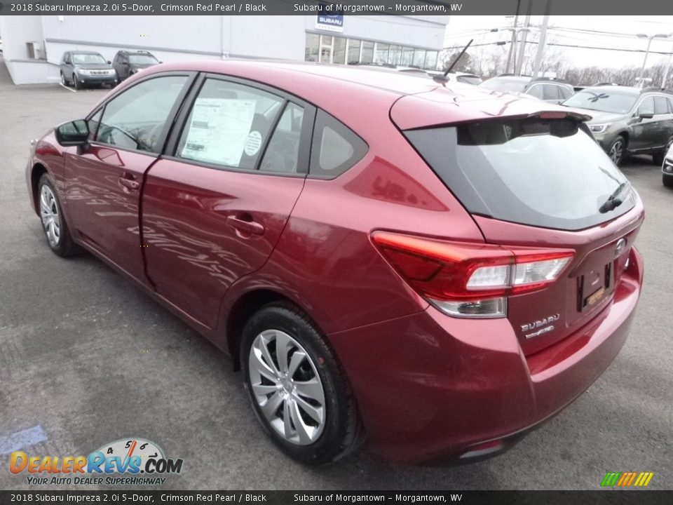 2018 Subaru Impreza 2.0i 5-Door Crimson Red Pearl / Black Photo #6