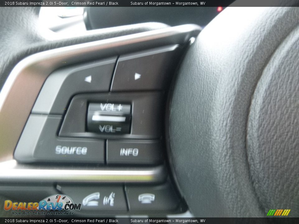 2018 Subaru Impreza 2.0i 5-Door Crimson Red Pearl / Black Photo #19