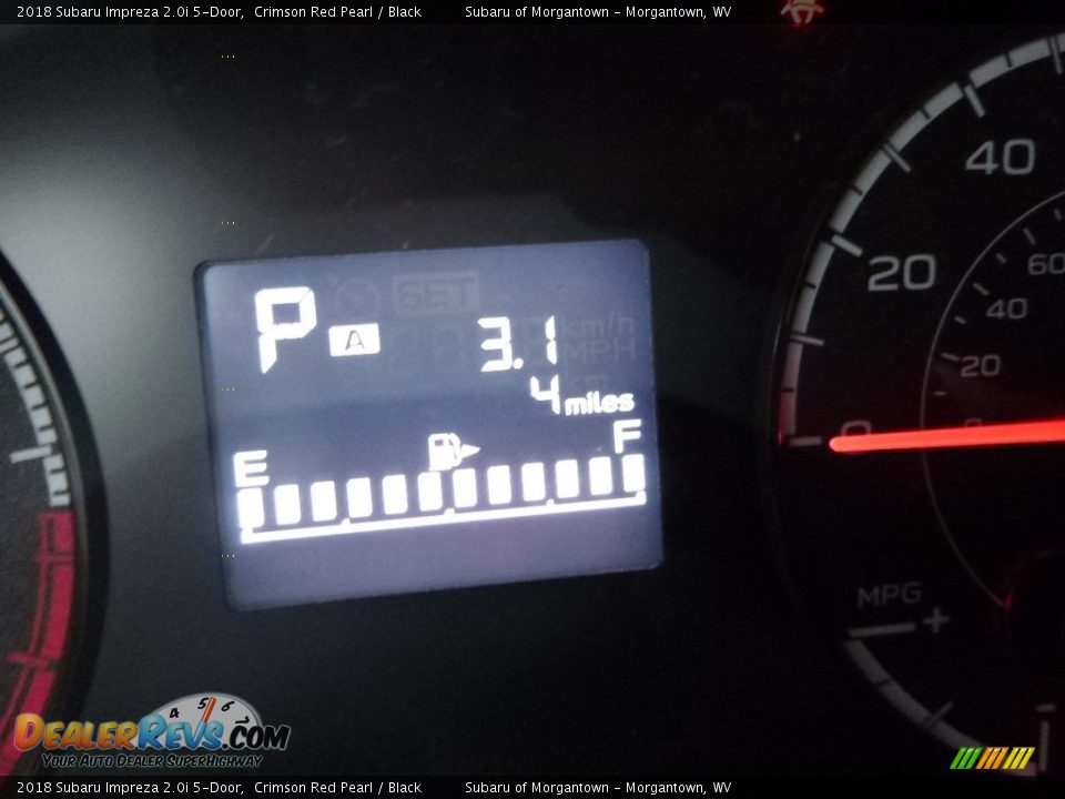 2018 Subaru Impreza 2.0i 5-Door Crimson Red Pearl / Black Photo #20