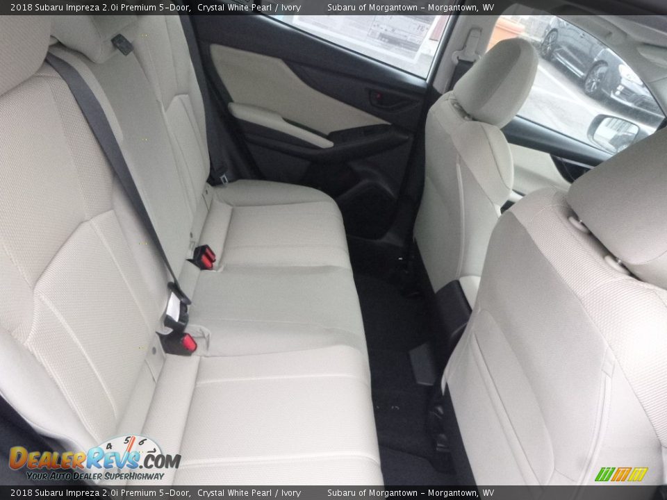 2018 Subaru Impreza 2.0i Premium 5-Door Crystal White Pearl / Ivory Photo #14