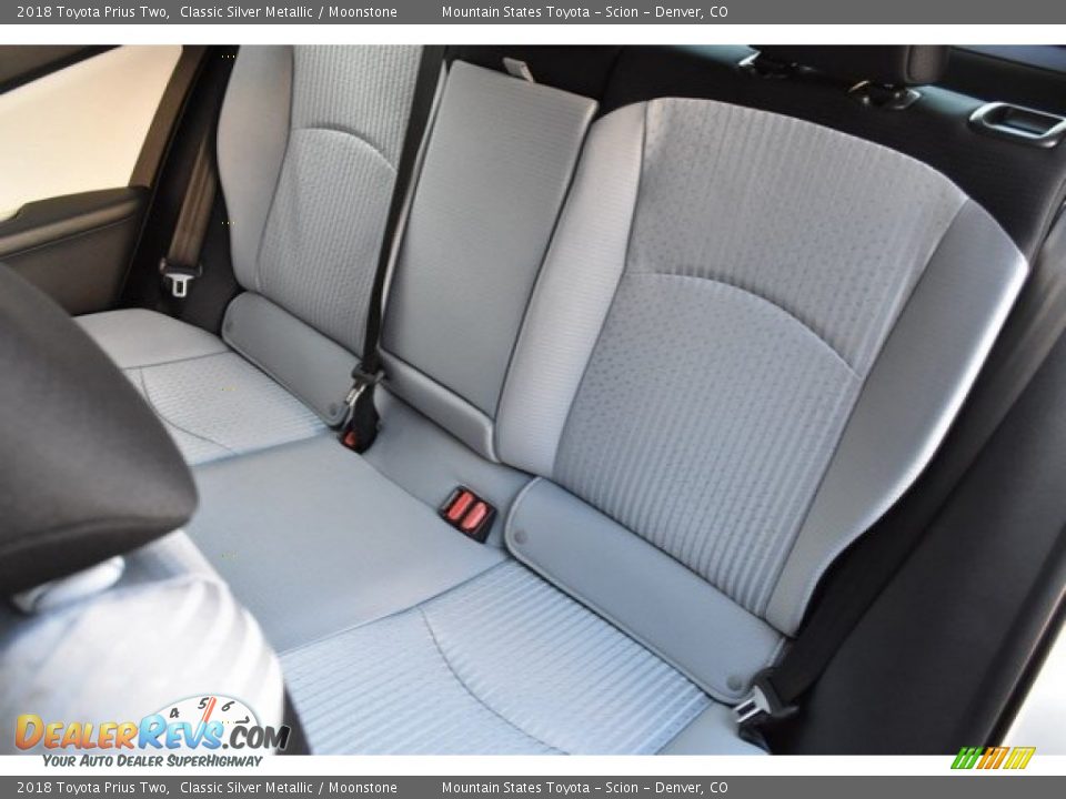Rear Seat of 2018 Toyota Prius Two Photo #7