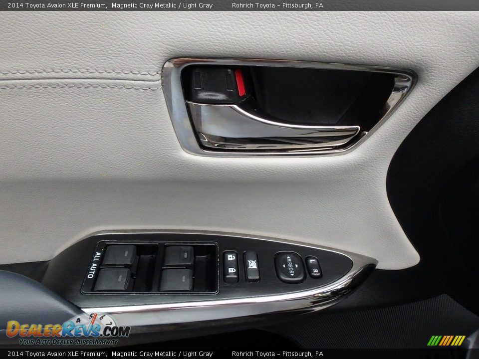 2014 Toyota Avalon XLE Premium Magnetic Gray Metallic / Light Gray Photo #19