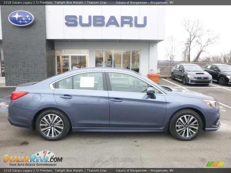 2018 Subaru Legacy 2.5i Premium Twilight Blue Metallic / Titanium Gray Photo #3
