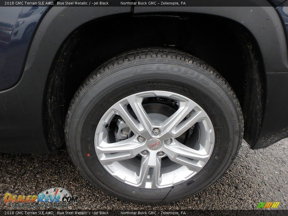 2018 GMC Terrain SLE AWD Blue Steel Metallic / ­Jet Black Photo #10