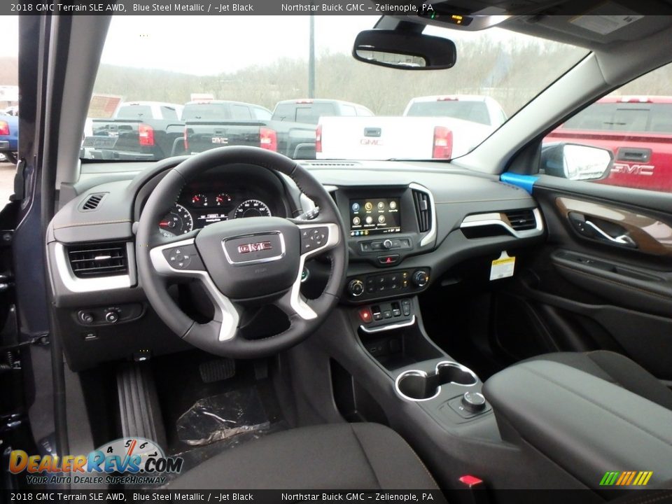 2018 GMC Terrain SLE AWD Blue Steel Metallic / ­Jet Black Photo #13