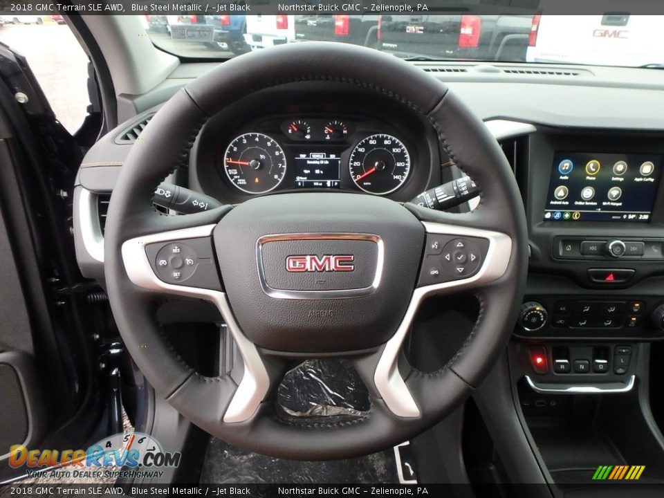 2018 GMC Terrain SLE AWD Blue Steel Metallic / ­Jet Black Photo #16