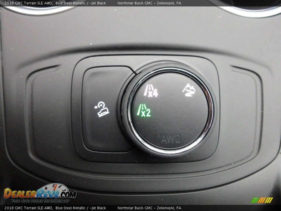 2018 GMC Terrain SLE AWD Blue Steel Metallic / ­Jet Black Photo #17