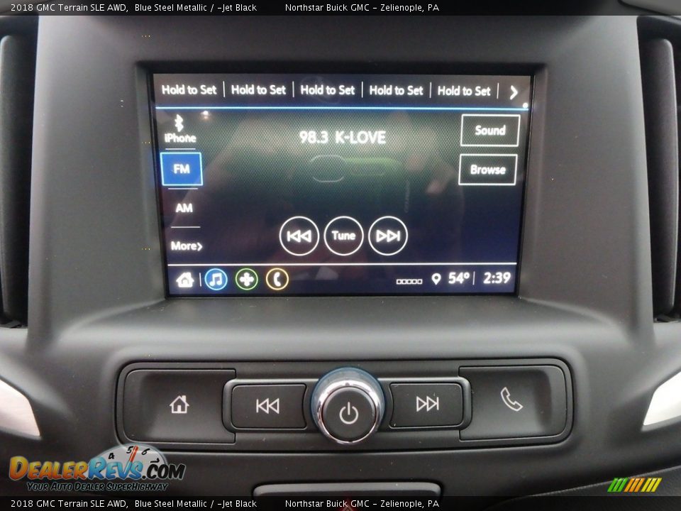 2018 GMC Terrain SLE AWD Blue Steel Metallic / ­Jet Black Photo #19