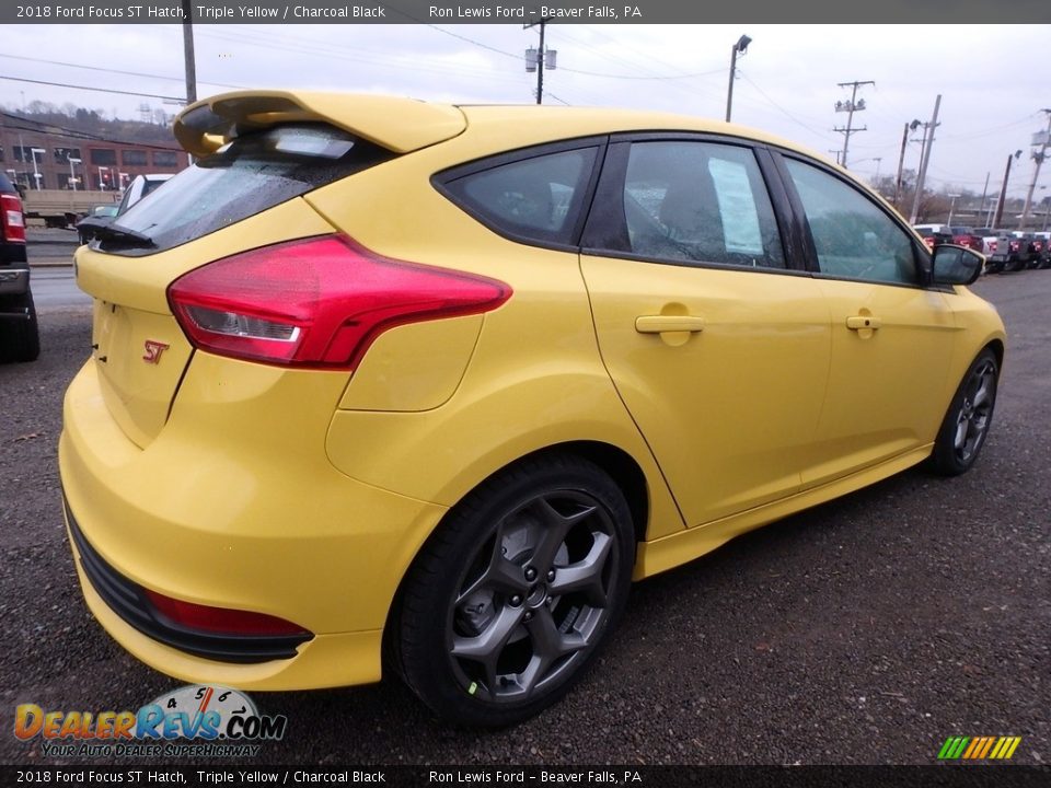 Triple Yellow 2018 Ford Focus ST Hatch Photo #2