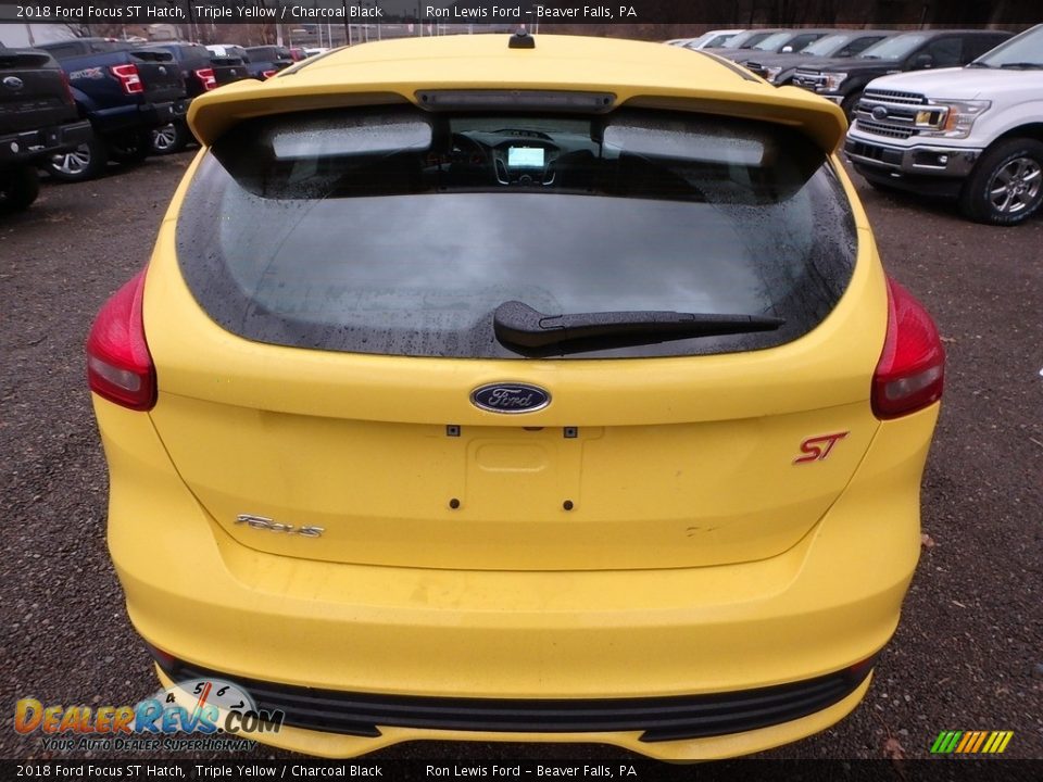 Triple Yellow 2018 Ford Focus ST Hatch Photo #3