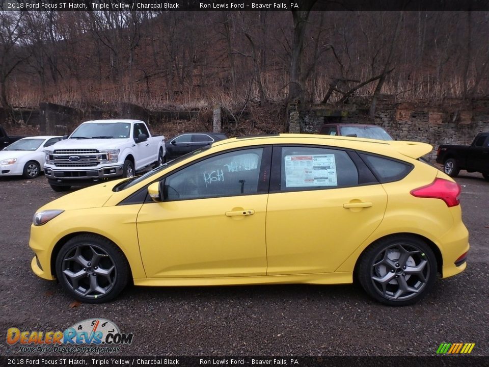 Triple Yellow 2018 Ford Focus ST Hatch Photo #6
