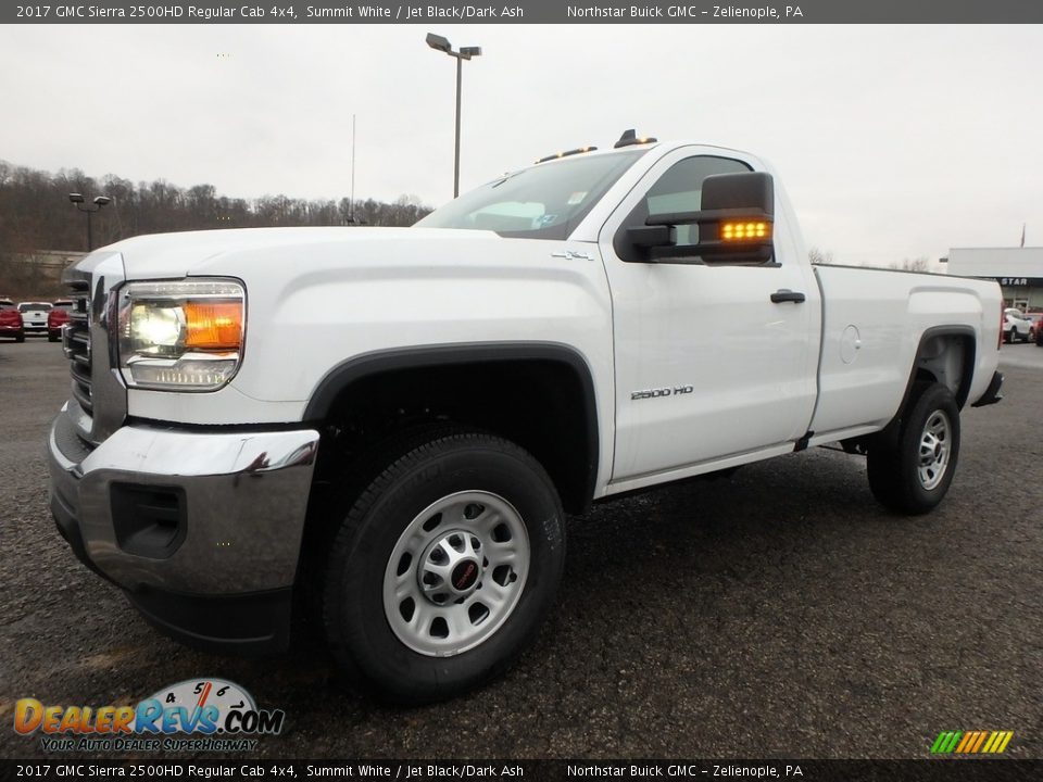2017 GMC Sierra 2500HD Regular Cab 4x4 Summit White / Jet Black/Dark Ash Photo #1