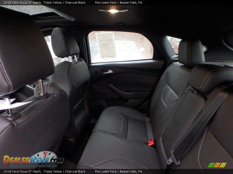Rear Seat of 2018 Ford Focus ST Hatch Photo #12