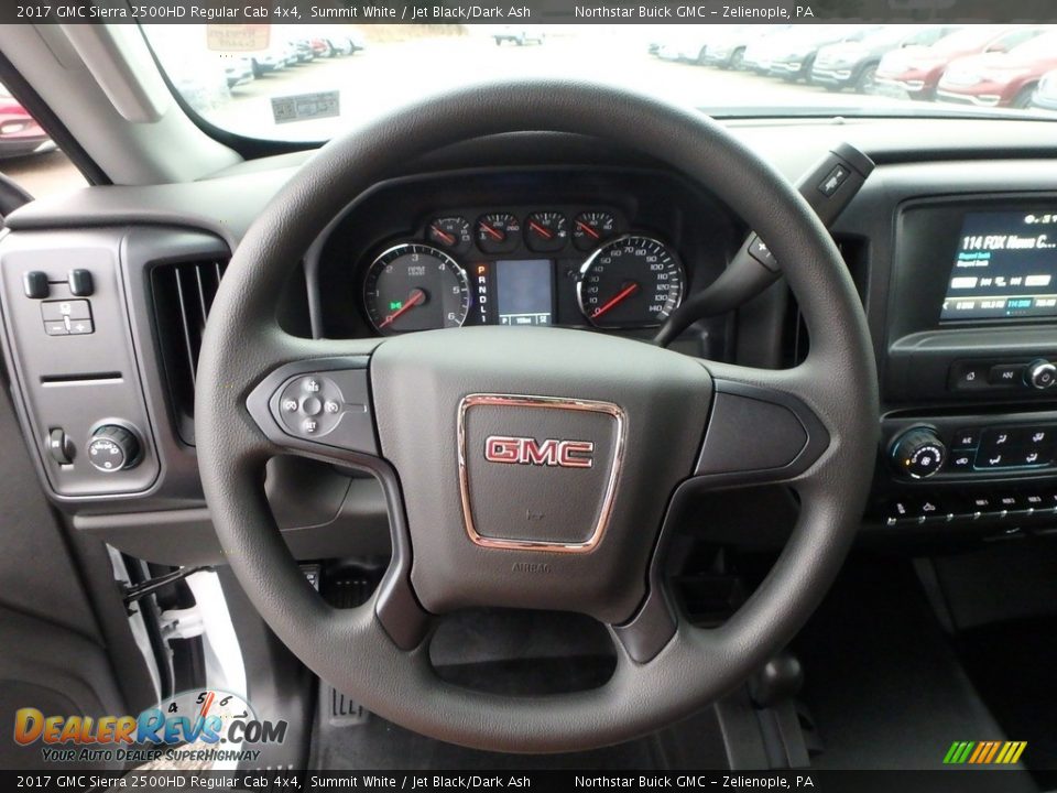2017 GMC Sierra 2500HD Regular Cab 4x4 Steering Wheel Photo #18